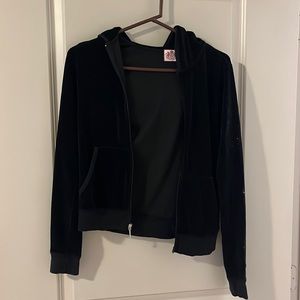 Black Crop Juice Couture Jacket